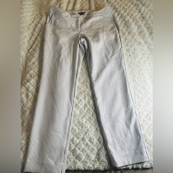 Express Pants - Express Monochrome Striped Trousers